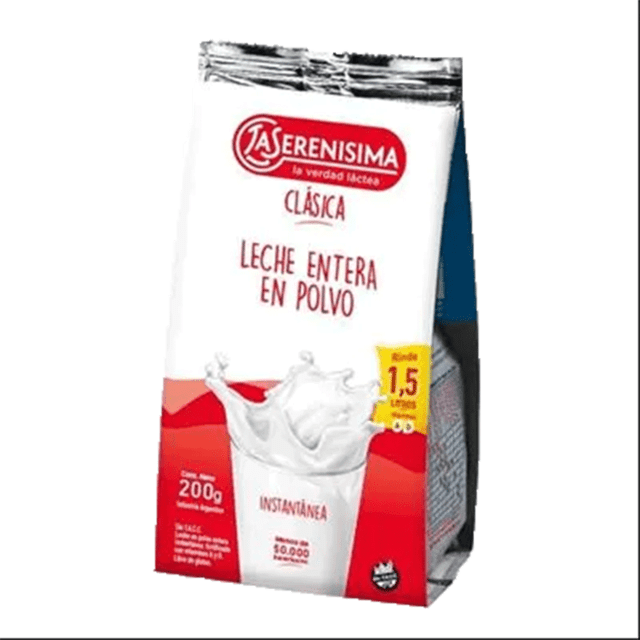 Leche entera en polvo