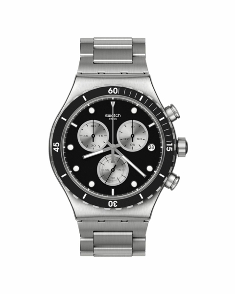 Reloj Swatch Hombre Irony Chrono Meshme YVS457G - Joyería de Moda