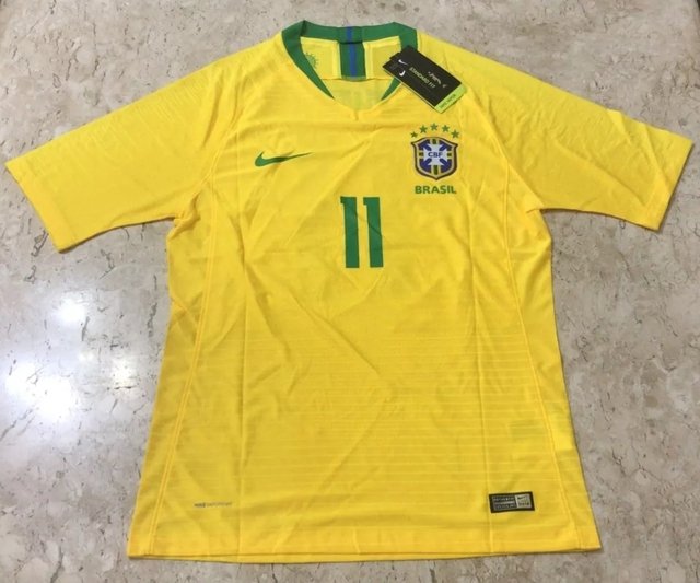 Camisa Seleção Brasil Olimpíadas Modelo Jogador 2020 Malcom