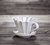 Perspectiva do Mini Coador de Café Individual Branco em Cerâmica que usa filtro de pano 100 Felline ou filtro de papel 100 Melitta
