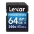 Tarjeta de Memoria Lexar Platinum II SDXC 64GB 300x UHS-l 45MB/s