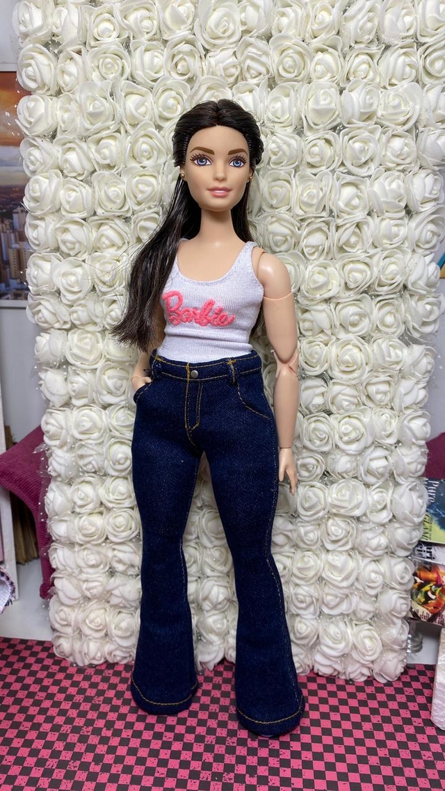 Doll jeans best sale top