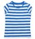 Camiseta infantil feminina Tommy Hilfiger Blue Stripes