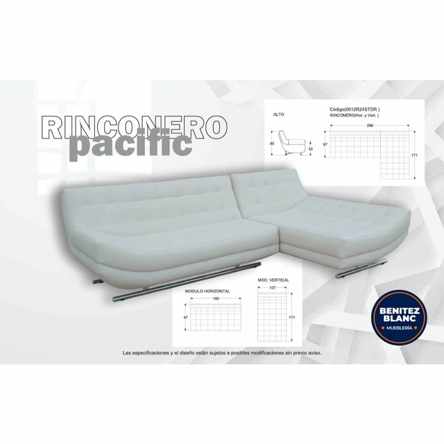 RINCONERO PACIFIC - Comprar En Muebleria Benitez Blanc