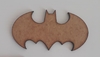 Símbolo Batman de MDF recorte a laser 7cm - cod 9206
