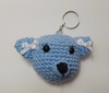 Chaveiro amigurumi urso azul - cod 9297