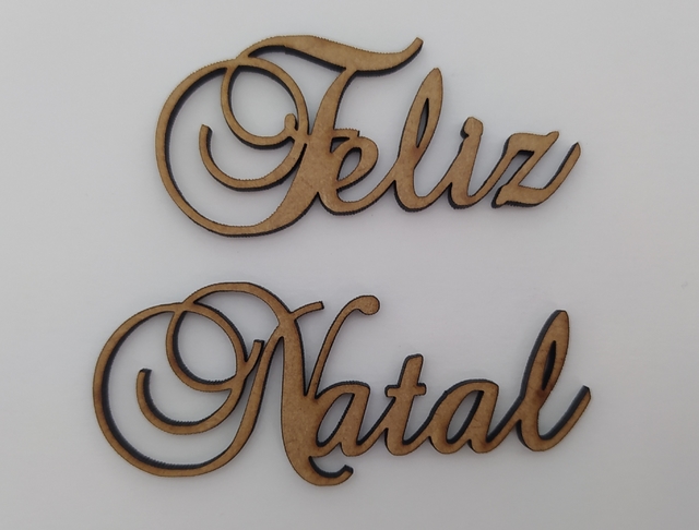 Placa Feliz Natal Mdf