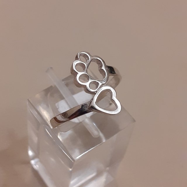 Anillo de discount patita de gato