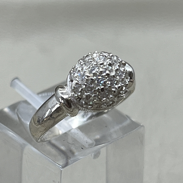 Anillo frutillita Plata 925 y cubics PO.MA