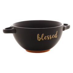 bowl de cerâmica preto grateful - comprar online