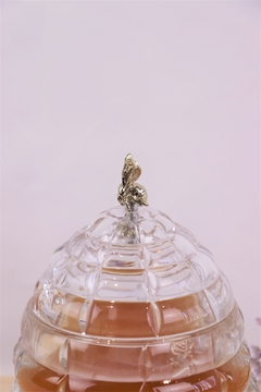 meleira cristal com trabalhado abelha bohemia - comprar online