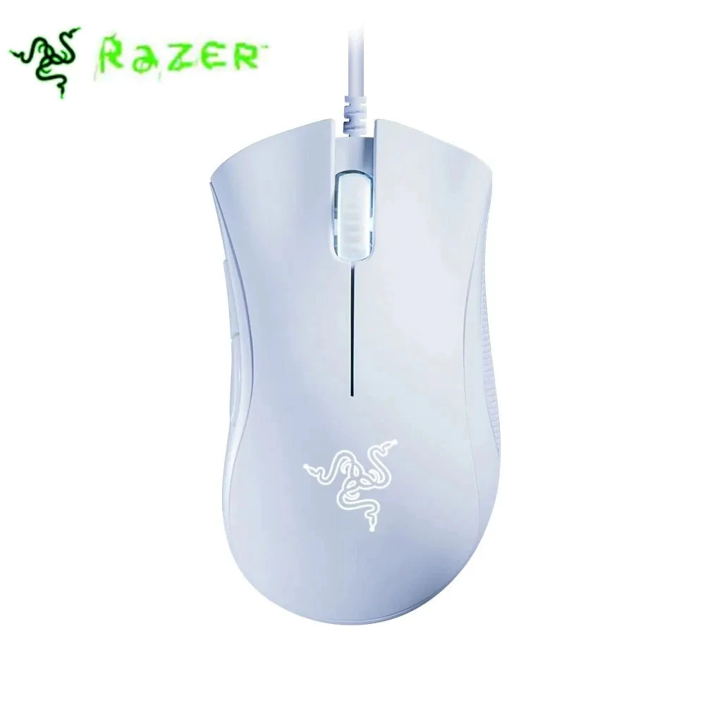 Mouse Gamer Razer Deathadder Essential, 6400 Dpi Branco