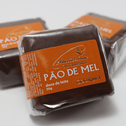 Pão de Mel (caixa com 27) - Amsterdam Chocolates