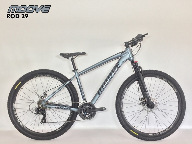 BICICLETA MOOVE ROD 29 21V EQUIPO SHIMANO SUSP CON BLOQUEO FRENO