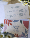 Cartão Postal Plantável - Papel Semente 10 x 15cm - Personalizado