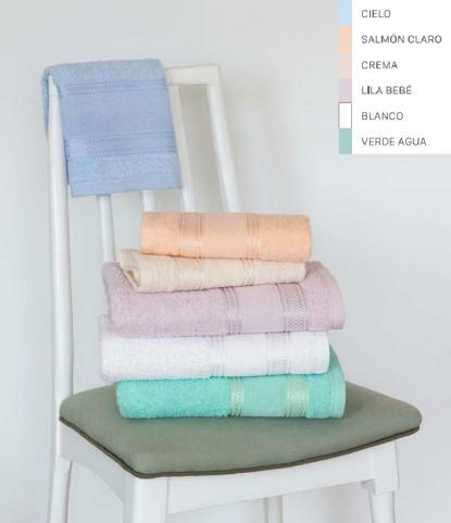 Toallas de Baño Online, Juego de toallas Textil baño, Toallas azul pastel