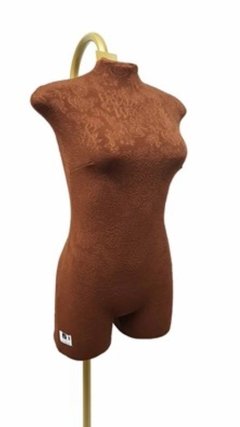Manequim Versátil Busto 1/2 Perna Skin Chocolate - comprar online