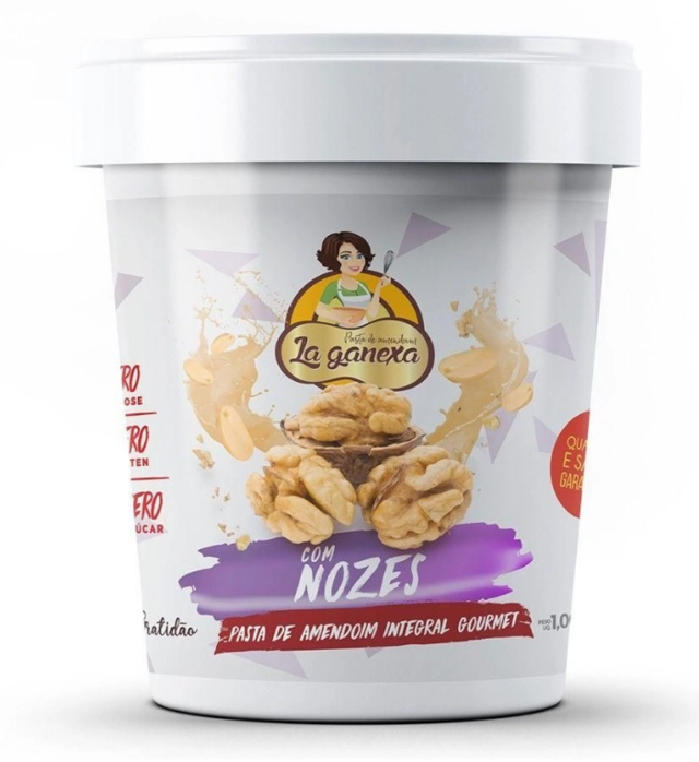 Pasta de Amendoim Integral - La Ganexa 1kg - Zero Açúcar - Reverse  Suplementos