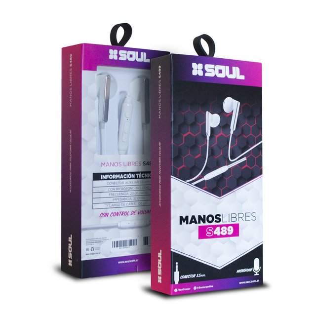 AURICULARES MANOS LIBRES SOUL S489