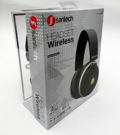 Auricular Bluetooth Santech Strong 6hs D Musica Tactil Cuero - comprar online