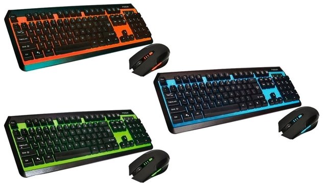 Kit mouse y teclado inalambrico online gamer