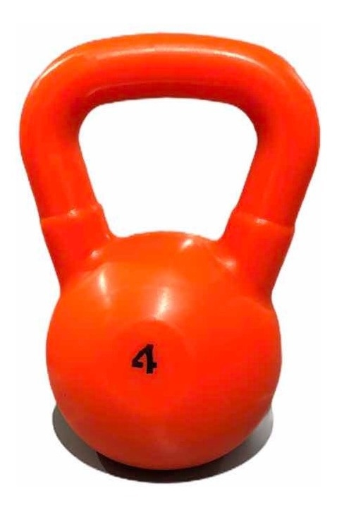 Pesas Rusas Kettlebel Pvc 4kg Funcional Crossfit