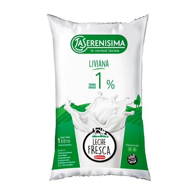 Leche Entera Clásica - 1 litro - La Serenisima