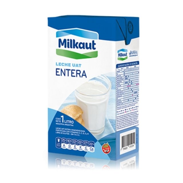 Leche Entera Larga Vida MILKAUT 1 Litro