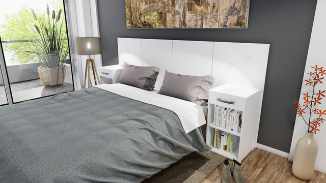 640 ideas de Dormitorios : Cabeceras : Mesas de noche en 2024