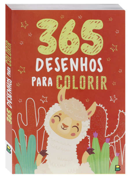 Livro De 365 Desenhos Para Colorir (Capa Amarela) Todo Livro – Ref.:1156551  - CasaDaArte