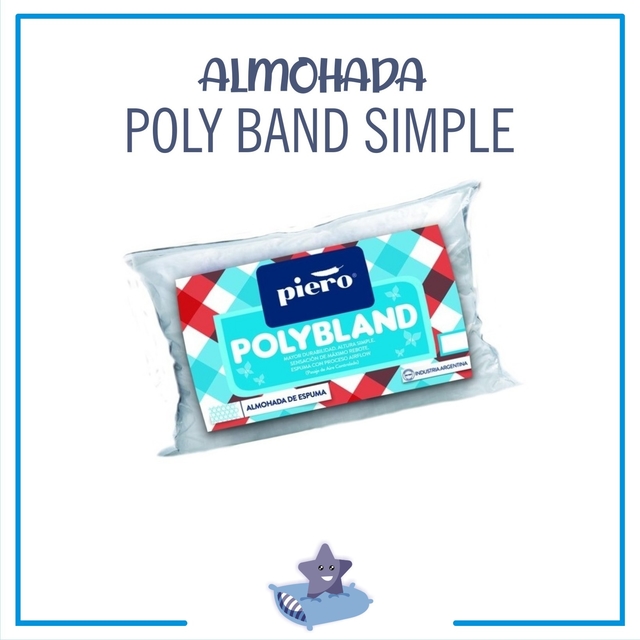 ALMOHADA POLY BAND marca PIERO 70X35 cm Dormimar