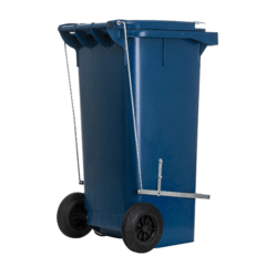 Carrinho Coletor de Lixo com Pedal - 120 Litros na internet