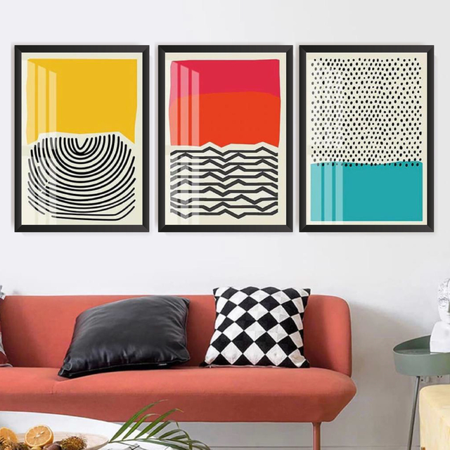 Cuadros Decorativos abstractos modernos para living