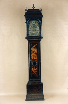 Reloj de pie grandfather Firmado Henry Fish