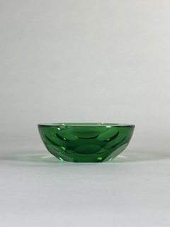 Cenicero  en vidrio verde - comprar online