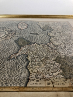 Grabado Mapa Siglo XIX en internet