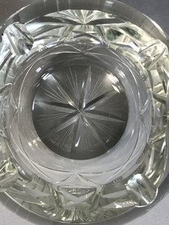Cenicero cristal tallado - tienda online