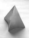 MOLDE METAL Piramide ondeada 9 x 12 cm. Alt V278