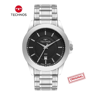Relógio Technos Masculino Analógico Classic-Steel Prata 2115MXG