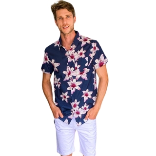 Camisa Floral Polo Wear