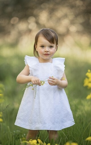 Vestido de 2024 broderi infantil