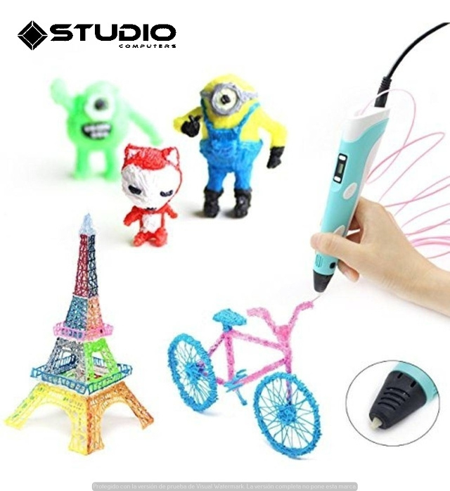 Bolígrafo 3D USB con filamento, regalo creativo para niños en rosa, de  Likrtyny