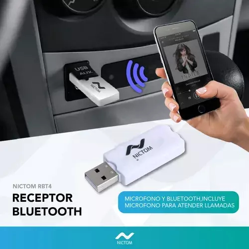Receptor Bluetooth Usb/aux