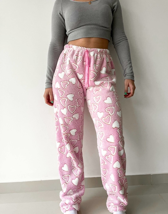 Pantalon Pijama Mujer Peluche Polar Soft Diseños Exclusivos
