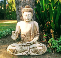 Imagen de Buda Grande 72 Cm Mudra Karana Estatua de Resina Meditando Jardin Exterior Decoracion Dedo