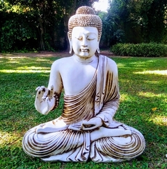 Buda Grande 72 Cm Mudra Karana Estatua de Resina Meditando Jardin Exterior Decoracion Dedo - comprar online