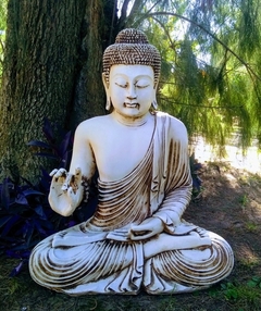 Buda Grande 72 Cm Mudra Karana Estatua de Resina Meditando Jardin Exterior Decoracion Dedo en internet