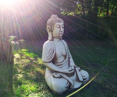 Buda Grande Estatua Gigante de resina 92 cm para jardin decoracion exterior mudra dhyana en internet