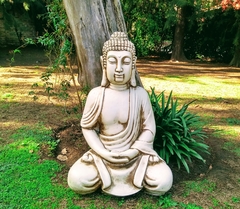 Imagen de Buda Grande Estatua Gigante de resina 92 cm para jardin decoracion exterior mudra dhyana