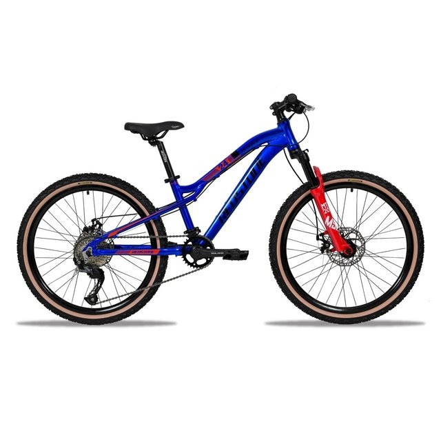 Bicicleta Aro 24 Redstone Alpha G Shimano 1x9v Alivio Azul